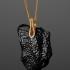 BLACK GLOSS NECKLACE Kopia